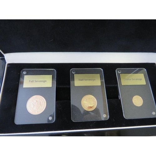 219 - UNITED KINGDOM DCM 2020 MEMORIAL SOVEREIGN SET, consisting of sovereign, half sovereign and quarter ... 