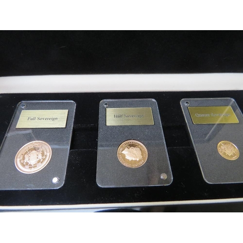 219 - UNITED KINGDOM DCM 2020 MEMORIAL SOVEREIGN SET, consisting of sovereign, half sovereign and quarter ... 