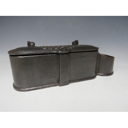 277 - A VINTAGE BAMFORDS CAST TOOL BOX No. 8762, L 40 cm