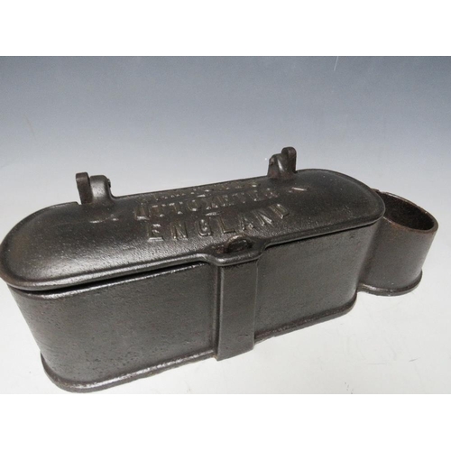 277 - A VINTAGE BAMFORDS CAST TOOL BOX No. 8762, L 40 cm