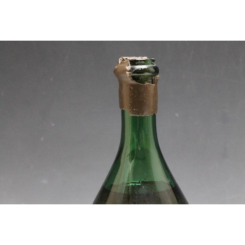 317 - 1 BOTTLE OF L GARNIER LIQUEUR FRABRIQUEE A LA GDE CHARTREUSE, mid shoulder, wax capsule damaged, see... 