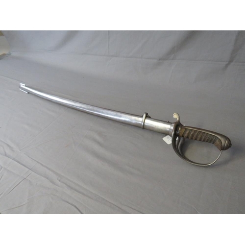 412 - A 19TH CENTURY CAVALRY SABRE, makers mark Ballesteros, Armas Toledo, the style based on a British 18... 