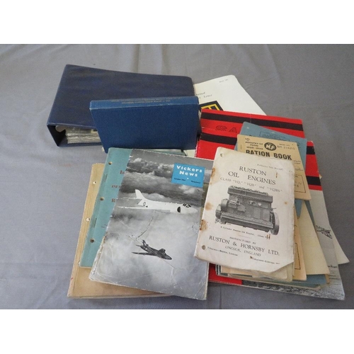 430 - A COLLECTION OF BRITISH AND GERMAN MILITARY EPHEMERA & PHOTOGRAPHS ETC., to also include a selection... 