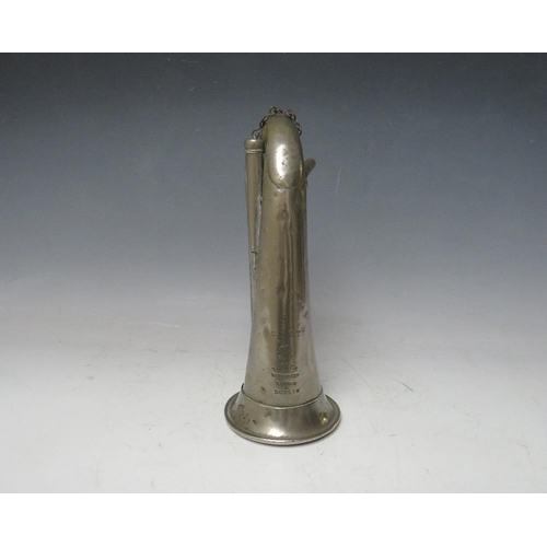 470 - A MILITARY BUGLE BY BUTLER OF LONDON & DUBLIN, L 18 cm