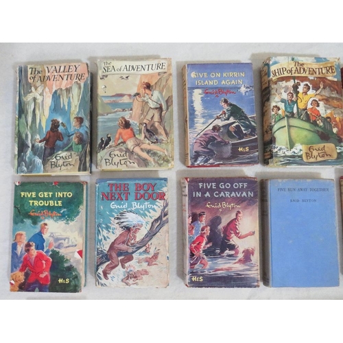 99 - ENID BLYTON COLLECTION OF HARDBACKS IN DUSTJACKETS to include 'The Valley of Adventure' 1953, 'The S... 