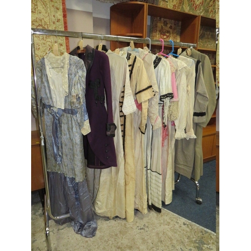 119 - A COLLECTION OF EARLY 20TH CENTURY LADIES VINTAGE CLOTHING, various styles and periods comprising 19... 