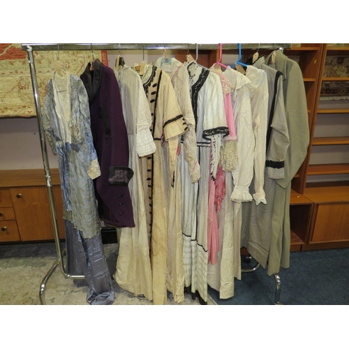 119 - A COLLECTION OF EARLY 20TH CENTURY LADIES VINTAGE CLOTHING, various styles and periods comprising 19... 