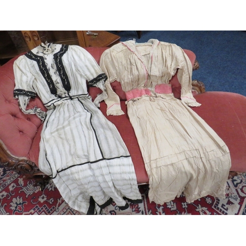 119 - A COLLECTION OF EARLY 20TH CENTURY LADIES VINTAGE CLOTHING, various styles and periods comprising 19... 