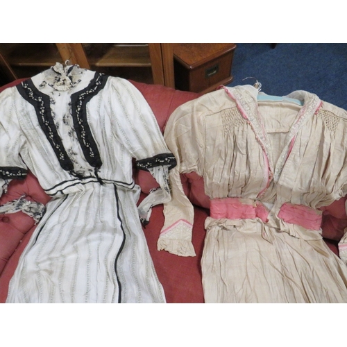 119 - A COLLECTION OF EARLY 20TH CENTURY LADIES VINTAGE CLOTHING, various styles and periods comprising 19... 