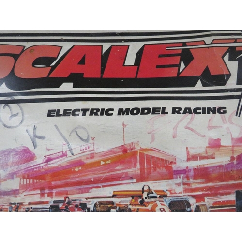 185 - A BOXED SCALEXTRIC 500 (CONTENTS NOT CHECKED )