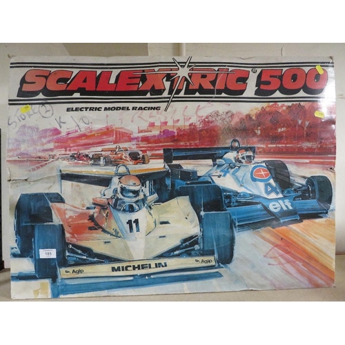 185 - A BOXED SCALEXTRIC 500 (CONTENTS NOT CHECKED )