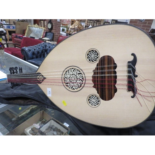 216 - OUD -  MULTI STRING FOLK / TRADITIONAL MUSICAL INSTRUMENT - TURKISH