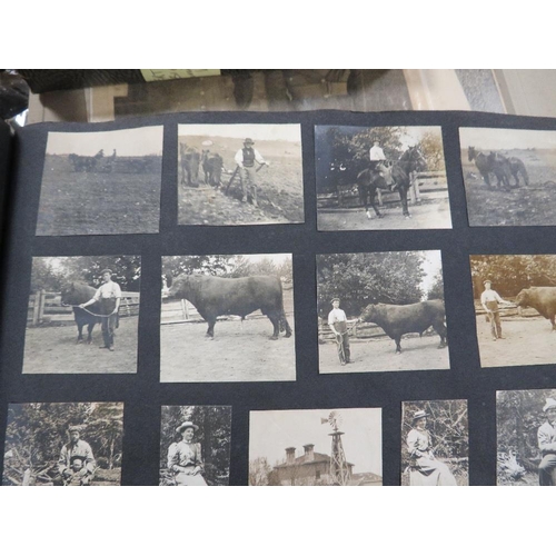 227 - A TRAY OF ASSORTED EPHEMERA TO INCLUDE MILITARY INTEREST RELATING TO 'BERTIE BIGGAR',  ASSORTED  PHO... 