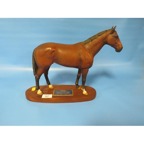 267 - A BESWICK NIJINSKEY CONNOISSEUR MODEL HORSE