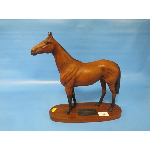 268 - A BESWICK RED RUM CONNOISSEUR MODEL HORSE