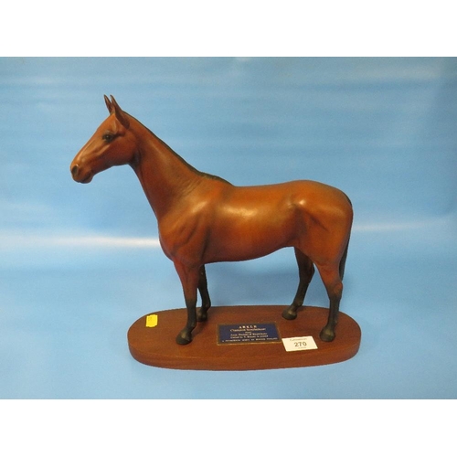 270 - A BESWICK ARKLE CONNOISSEUR MODEL HORSE