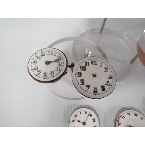 359 - TEN TRENCH WRISTWATCH MOVEMENTS