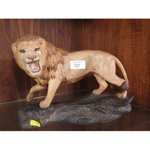 237 - A BESWICK MATT LION