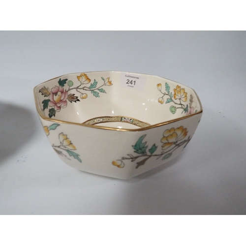 241 - A MASON MANDALAY BOWL TOGETHER WITH A MASONS PEONY BOWL