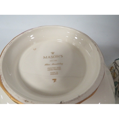 241 - A MASON MANDALAY BOWL TOGETHER WITH A MASONS PEONY BOWL