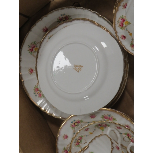 82 - ONE TRAY OF ROSLYN CHINA TEA WEAR