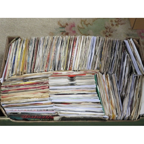 104 - A COLLECTION OF OVER 400 SINGLE RECORDS - MAINLY 1960S, 70S, 80S, AND 90S