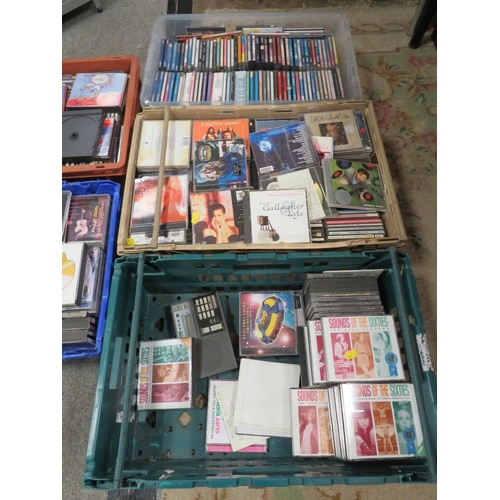 106 - A LARGE QUANTITY OF CD'S  (FROM HOUSE CLEARANCE CONTENTS NOT CHECKED )