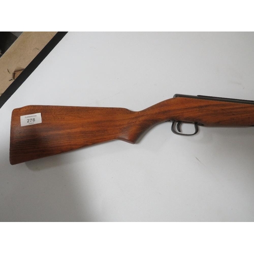 278 - A WEBLEY FALCON, WEBLEY & SCOTT LIMITED BIRMINGHAM POINT 22 AIR RIFLE