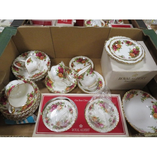 112 - TWO BOXES OF ROYAL ALBERT