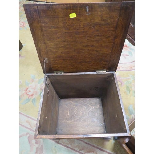 135 - A VINTAGE ART DECO SEWING BOX PLUS ANOTHER