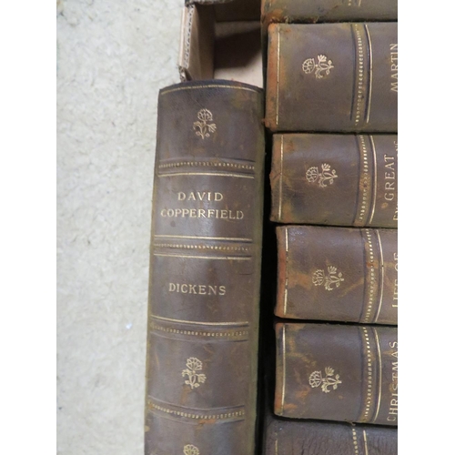 157 - A COLLECTION OF PEOPLE'S EDITION CHARLES DICKENS NOVELS