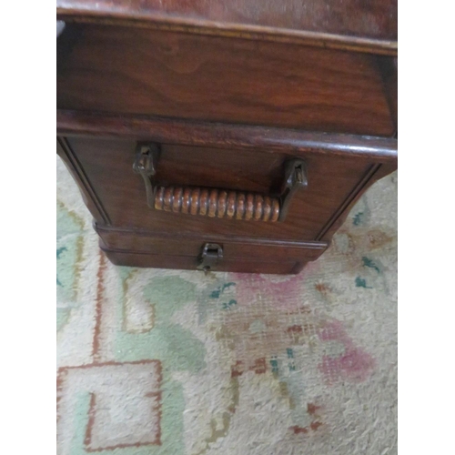 160 - A VINTAGE CASED SINGER SEWING MACHINE J368499