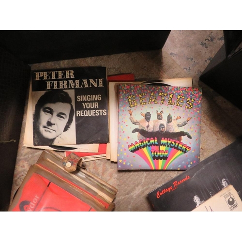 165 - A QUANTITY OF LP RECORDS, 78'S. SINGLES TO INCLUDE BILL HAYLEY TO INCLUDE SIGNED EXAMPLES