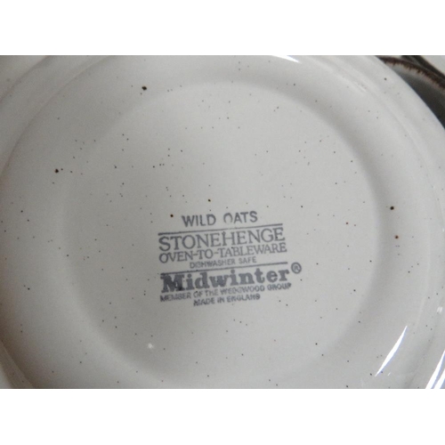 175 - TWO TRAYS OF MIDWINTER WILD OATS TEA/DINNER WARE