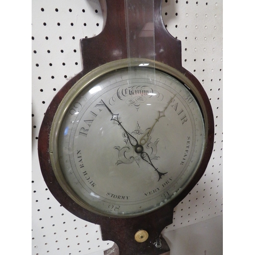 291 - TWO ANTIQUE BAROMETER A/F