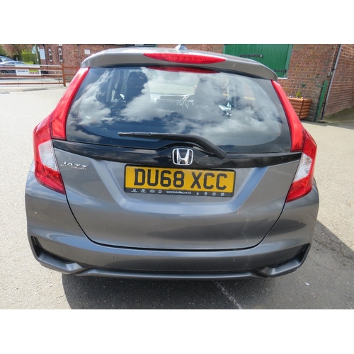 599 - A 2018 GREY 1.3L PETROL HONDA JAZZ DU68 XCC' - MOT EXPIRES 06/09/2024 - ARRIVED IN RUNNING ORDER HOW... 