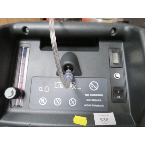 638 - A MEDICAL VISION AIRE AIRSEP OXYGEN CONCENTRATOR