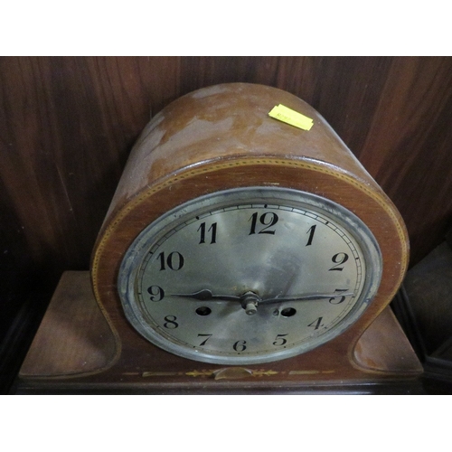 314 - SEVEN ASSORTED VINTAGE MANTEL CLOCKS A/F SPARES AND REPAIRS