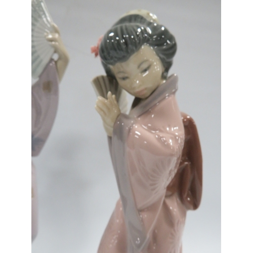 332 - THREE LADRO GEISHA LADIES FIGURINES - A/F