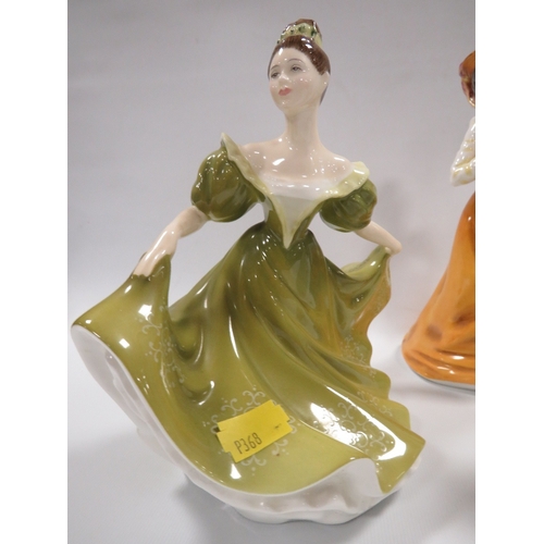 334 - A COLLECTION OF FIVE ROYAL DOULTON  FIGURES 