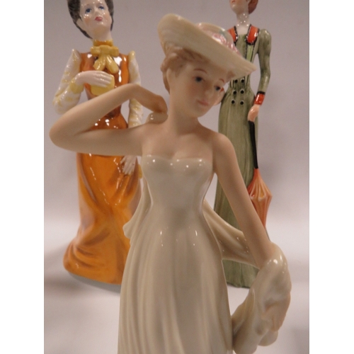 334 - A COLLECTION OF FIVE ROYAL DOULTON  FIGURES 