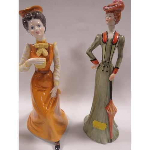 334 - A COLLECTION OF FIVE ROYAL DOULTON  FIGURES 