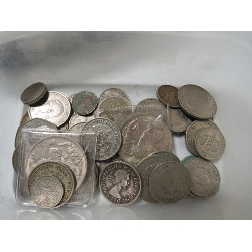 397 - FIVE TUBS OF ASSORTED ENGLISH COINAGE