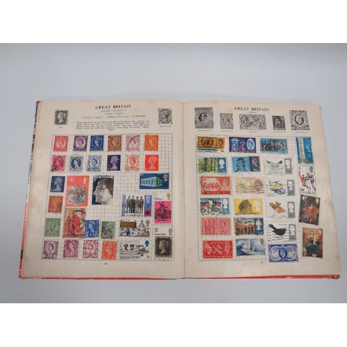 A STANLEY GIBBONS FAN FARE STAMP ALBUM AND CONTENTS