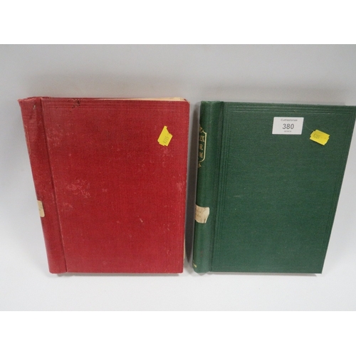 380 - TWO SIMPLEX JUNIOR STAMP ALBUMS TO INCLUDE SPANISH AND ITALIAN STAMPS