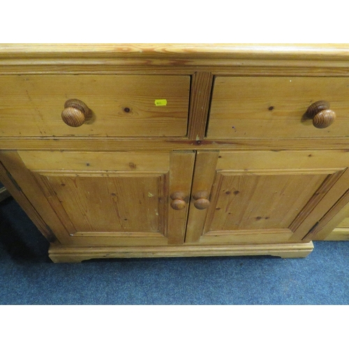 851 - A PINE KITCHEN DRESSER H 226 W 110 CM