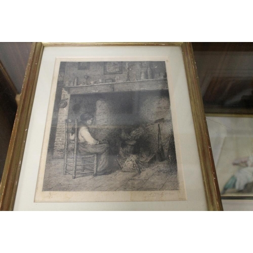 13 - THREE FRAMED AND GLAZED ENGRAVINGS