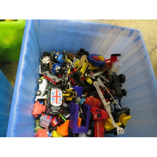 138 - A LARGE QUANTITY OF TOYS OVER SEVERAL BOXES TO INCLUDE LEGO, BATMAN ETC