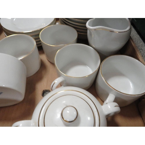 158 - TWO TRAYS OF HARMONY TEA / DINNER WARE