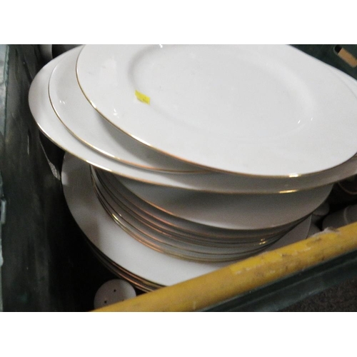 158 - TWO TRAYS OF HARMONY TEA / DINNER WARE